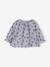 Blusa estampada y cinta del pelo, para bebé AZUL CLARO ESTAMPADO+crudo 