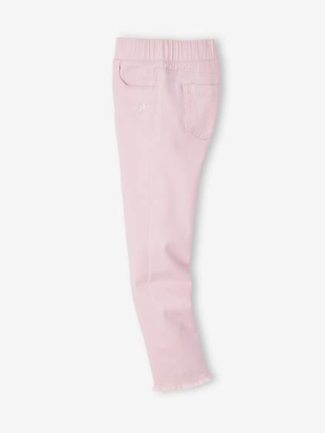 Treggings a color, para niña albaricoque maquillaje+amarillo pálido+azul claro+AZUL OSCURO LISO+malva+MARRON CLARO LISO+VIOLETA CLARO LISO CON MOTIVOS 