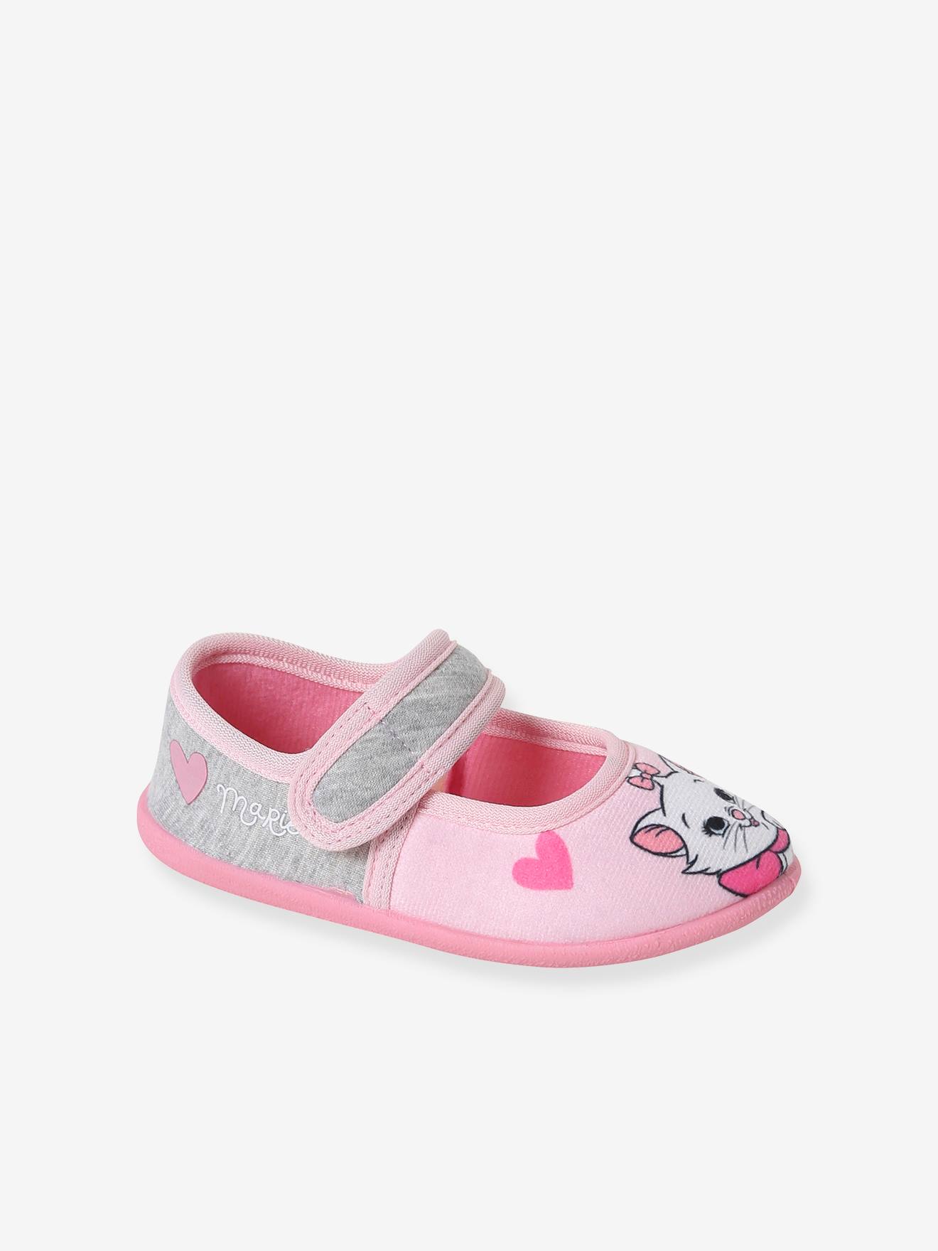 Zapatillas de casa Disney® Marie Aristogatos rosa claro liso con motivos - Disney