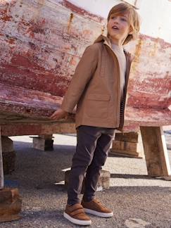 Niño-Abrigos y chaquetas-Impermeables y cortavientos-Parka con capucha perlante, para niño