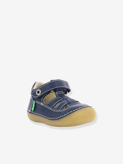 Calzado-Calzado bebé (16-26)-El bebé camina niña (20-26)-Zapatillas-Sandalias de piel para bebé Sushy Originel Softers KICKERS®