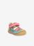 Sandalias de piel para bebé niña Sushy Originel Softers KICKERS® ROSA MEDIO LISO 