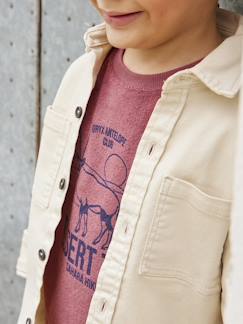 Niño-Camisas-Sobrecamisa estilo aventurero, para niño