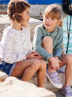 Calzado-Calzado niña (23-38)-Zapatillas-Zapatillas de lona con cierre autoadherente, para niña