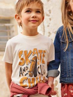Niño-Camiseta de manga corta con mensaje niño