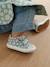 Zapatillas deportivas de lona con tiras autoadherentes bebé niña AZUL CLARO ESTAMPADO+BLANCO CLARO LISO CON MOTIVOS+multicolor 