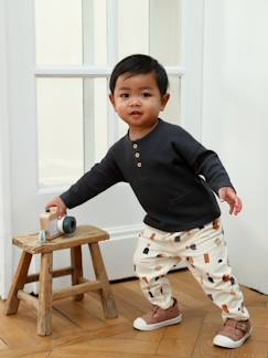 Bebé-Conjunto para bebé de camiseta y pantalón de felpa