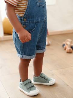 Calzado-Calzado bebé (17-26)-Zapatillas de tela con cierre autoadherente, bebé niño