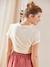Camiseta con mensaje para embarazo y lactancia, de algodón BEIGE OSCURO LISO CON MOTIVOS 