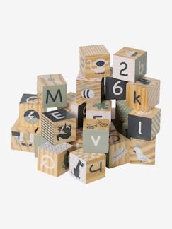 Juguetes- Primera edad- Primeras manipulaciones-Cubos alfabeto de madera FSC®