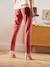 Pantalón chino para embarazo ROJO MEDIO LISO 