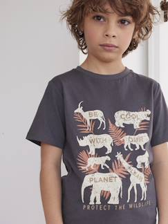 Niño-Camisetas y polos-Camiseta de animales 100% algodón orgánico, para niño