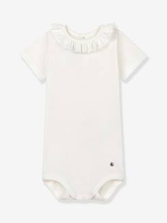 Bebé-Bodies-Body de manga corta para bebé con cuello de algodón PETIT BATEAU