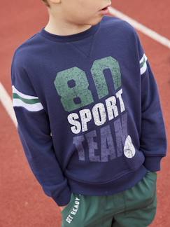Niño-Jerséis, chaquetas de punto, sudaderas-Sudaderas-Sudadera deportiva con motivo gráfico, para niño