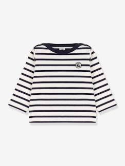 Bebé-Jersey marinero de manga larga de algodón orgánico para bebé PETIT BATEAU
