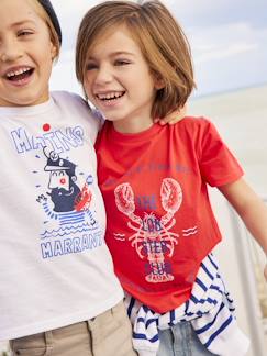 Niño-Camisetas y polos-Camisetas-Camiseta con motivo bogavante e inscripción divertida, para niño