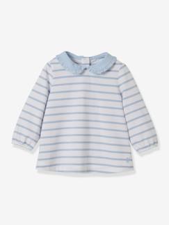 Bebé-Camisetas-Camisetas-Camiseta de estilo marinero para bebé - algodón bio CYRILLUS