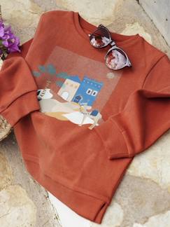 Niña-Jerséis, chaquetas de punto, sudaderas-Sudadera con motivo Marruecos, para niña