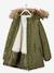 Parka con capucha de lunares irisados con relleno de poliéster reciclado, para niña ROSA CLARO ESTAMPADO+VERDE MEDIO ESTAMPADO+VERDE OSCURO ESTAMPADO 