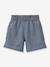 Short vaquero para niña CYRILLUS AZUL MEDIO A RAYAS 
