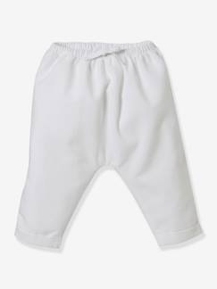 Bebé-Pantalones, vaqueros -Pantalón árabe de punto piqué de algodón para bebé CYRILLUS