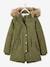Parka con capucha de lunares irisados con relleno de poliéster reciclado, para niña ROSA CLARO ESTAMPADO+VERDE MEDIO ESTAMPADO+VERDE OSCURO ESTAMPADO 