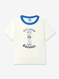 -Camiseta de manga corta Marinero para bebé PETIT BATEAU de algodón orgánico
