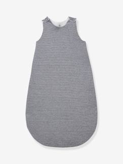 Textil Hogar y Decoración-Ropa de cuna-Saquitos-Saquito sin mangas de terciopelo a rayas para bebé PETIT BATEAU