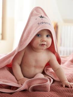 Bebé-Capa de baño + manopla de baño personalizable Oeko-Tex®