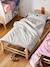 Cama de siesta escuela infantil MINILI KOALA personalizable GRIS MEDIO ESTAMPADO 