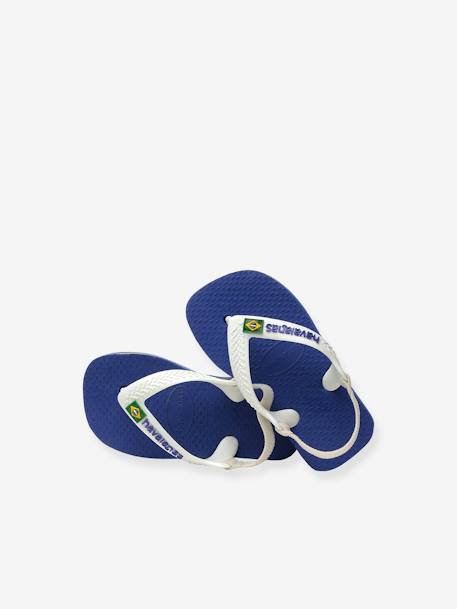 Chanclas Baby Brasil Logo II HAVAIANAS azul+azul marino+rosa chicle 