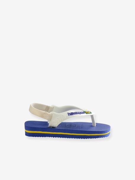 Chanclas Baby Brasil Logo II HAVAIANAS azul+azul marino+rosa chicle 