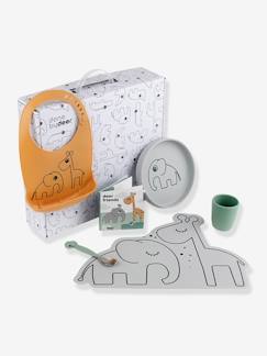 Puericultura-Comida-Vajillas y cubiertos, cofres para alimentos-Caja de comida 5 piezas DONE BY DEER Goodie Box de silicona