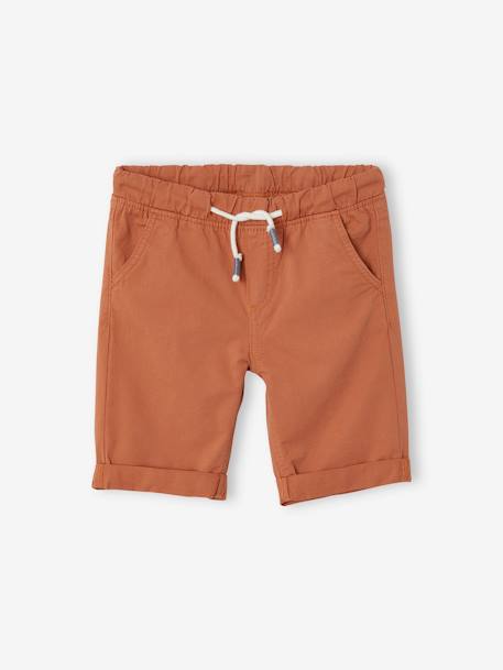 Bermudas a color para niño azul azur+AZUL OSCURO LISO CON MOTIVOS+beige dorado+NARANJA MEDIO LISO CON MOTIVOS+VERDE MEDIO LISO CON MOTIVOS 