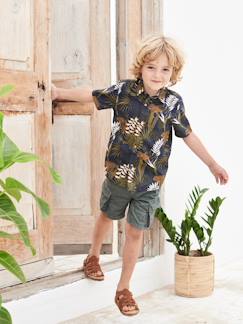 Niño-Shorts y bermudas-Bermudas cargo efecto lavado fáciles de vestir, para niño