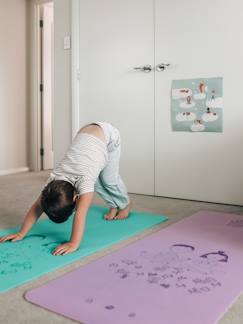 Juguetes- Primera edad-Área de estimulación y portales-Alfombra de Yoga verde - BUKI
