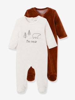 Bebé-Pijamas-Pelele "mini-bear" de terciopelo, para bebé
