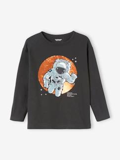 Niño-Camiseta con lentejuelas reversibles Astronauta, niño