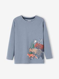 Niño-Camisetas y polos-Camisetas-Camiseta con motivo de la naturaleza 100% algodón orgánico, niño