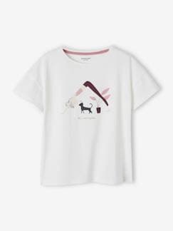 Niña-Camisetas deportivas con motivo girly yoga, niña
