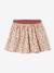 Falda reversible, lisa o estampada de flores, para niña AZUL FUERTE LISO+AZUL MEDIO LISO+MARRON CLARO LISO+MARRON OSCURO LISO+MARRON OSCURO LISO CON MOTIVOS+NARANJA MEDIO LISO 