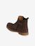 Botines de piel con cremallera y elásticos, para niña BEIGE MEDIO METALIZADO+GRIS MEDIO LISO CON MOTIVOS+MARRON MEDIO METALIZADO+ROSA MEDIO LISO CON MOTIVOS 