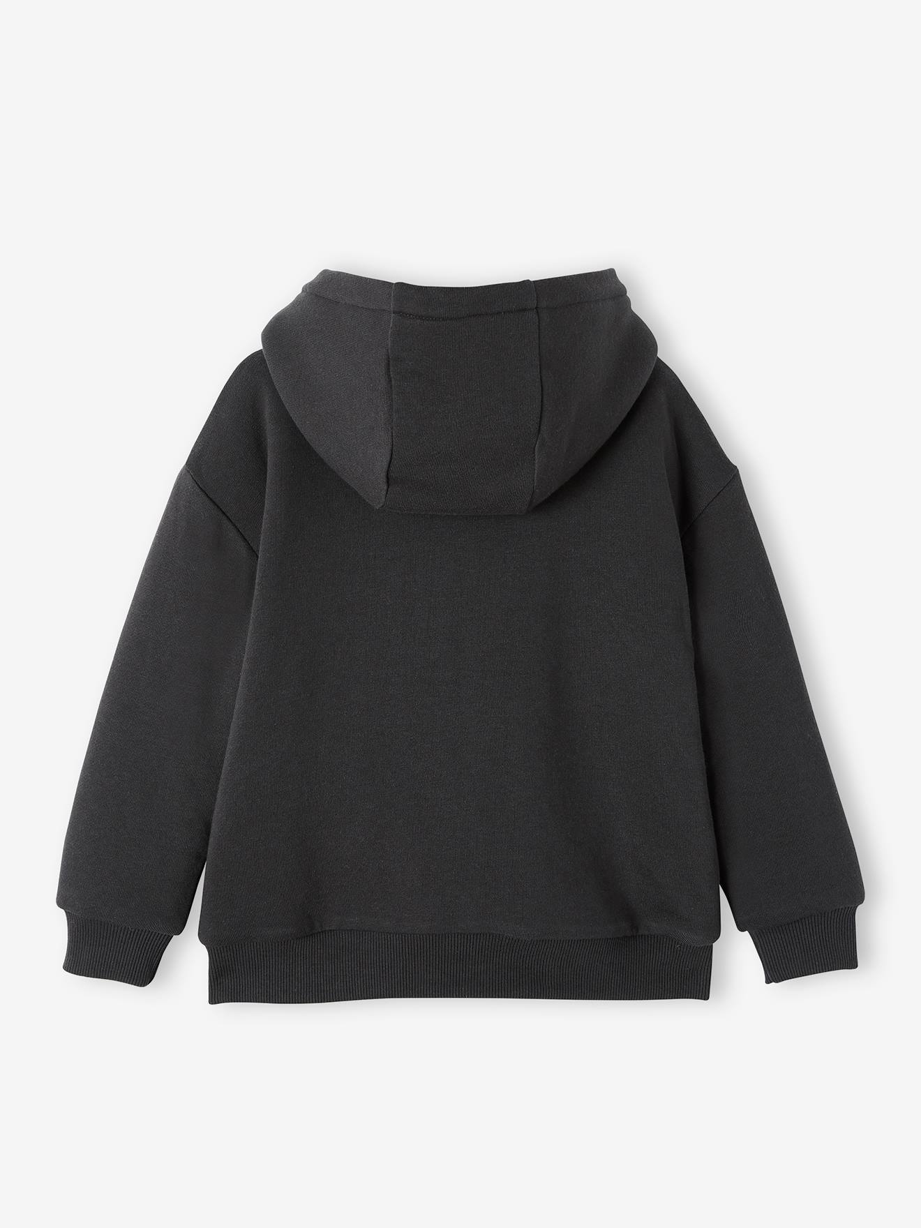 Sudadera Con Capucha Y Cremallera Para Niños Quad Seven - Forro De Sherpa Polar, Bolsillos Canguro, Tallas 8-18 Años