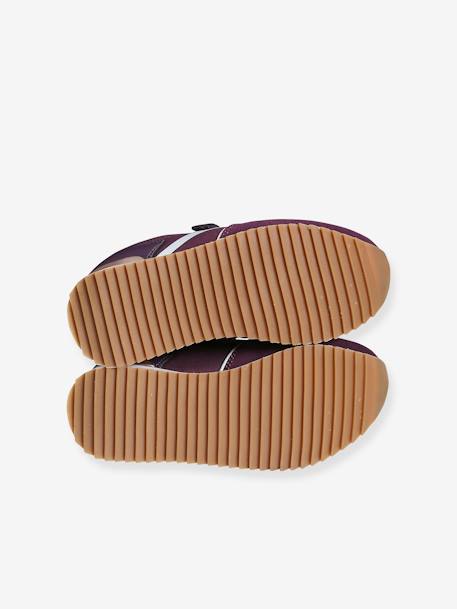 Zapatillas con tiras autoadherentes estilo running, para niña AZUL OSCURO LISO CON MOTIVOS+BLANCO CLARO LISO CON MOTIVOS+ROJO OSCURO LISO 