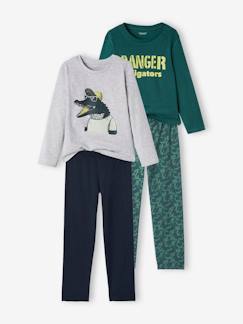 Niño-Pijamas -Pack de 2 pijamas "Aligátor", niño