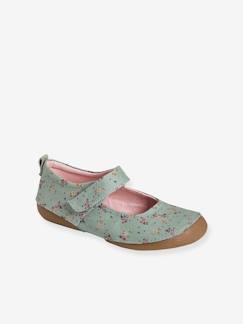Calzado-Calzado niña (23-38)-Zapatillas y Patucos-Zapatillas de casa de tela estampada con cierre autoadherente, para niña