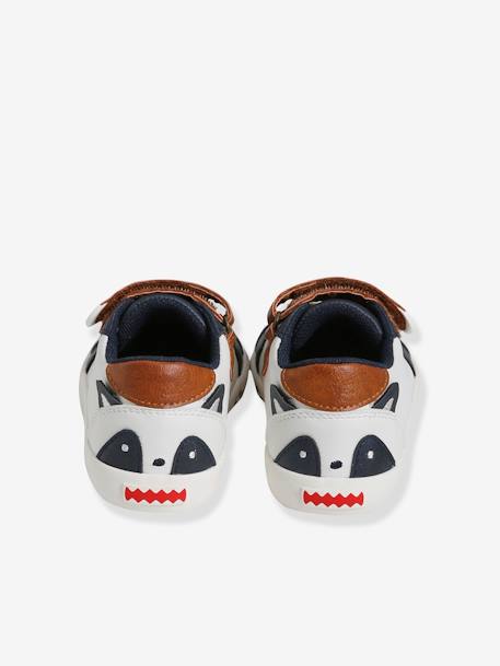 Zapatillas para niño, especial autonomía BLANCO CLARO LISO CON MOTIVOS 