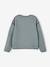 Chaqueta de punto reversible efecto quilt, niña GRIS OSCURO LISO+MARRON MEDIO LISO 