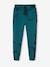 Pantalón jogging efecto tie and dye de felpa, niño AZUL MEDIO ESTAMPADO 