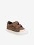 Zapatillas con tira autoadherente bebé niño MARRON MEDIO ESTAMPADO 